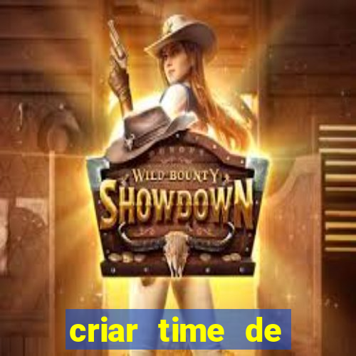 criar time de futebol simulador